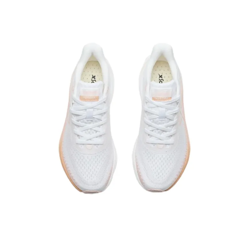 XTEP Strong Oxygen SE Slip Resistant Cushioning Low Top Casual Running Shoes Women's White Pink-3