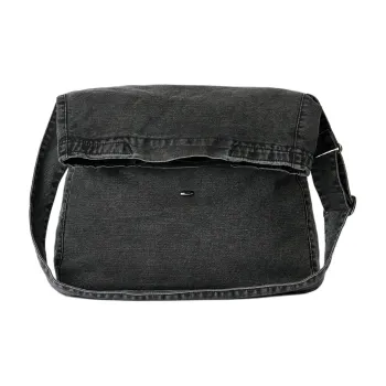 OUR LEGACY Oversized Denim Messenger Bag