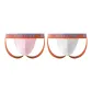 Cherry Blossom Pink+Ivory White
