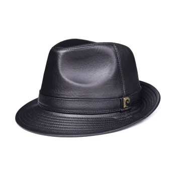 PIERRE CARDIN Cow Leather Top Hats Men's