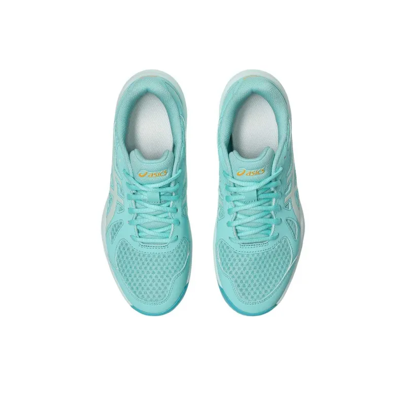 Asics Gel Upcourt 6 Breathable Low Top Running Shoes Women's Blue Green-1