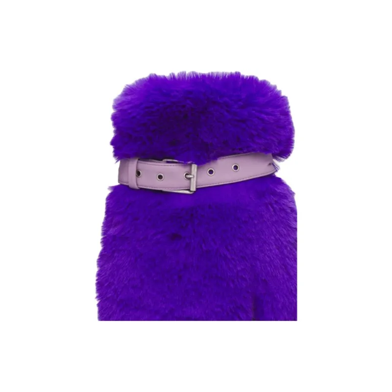 Acne Studios Polyester Gloves Unisex Purple-3