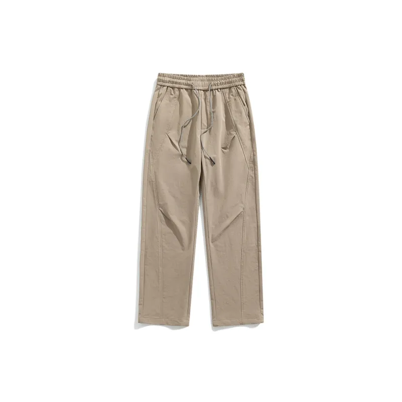 Devanro Casual Pants Men's Khaki-15