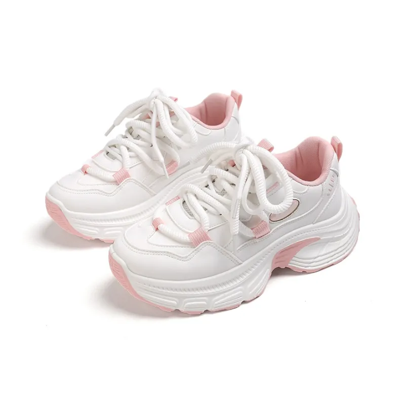 Warrior Cushioning And Abrasion Resistant Coverage Low Top Casual Running Shoes Women's White Pink-2