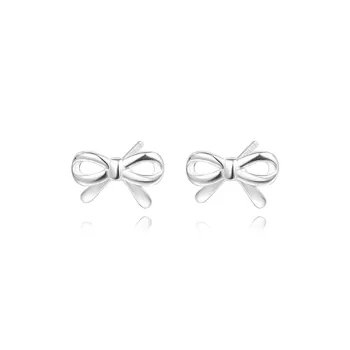 Muyan S999 Fine Silver Stud Earrings Women's