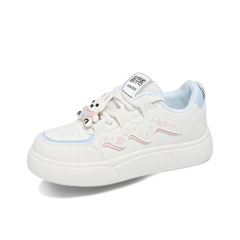 Budding Bear Slip-Resistant Low-Top Skateboard Shoes Women's-3