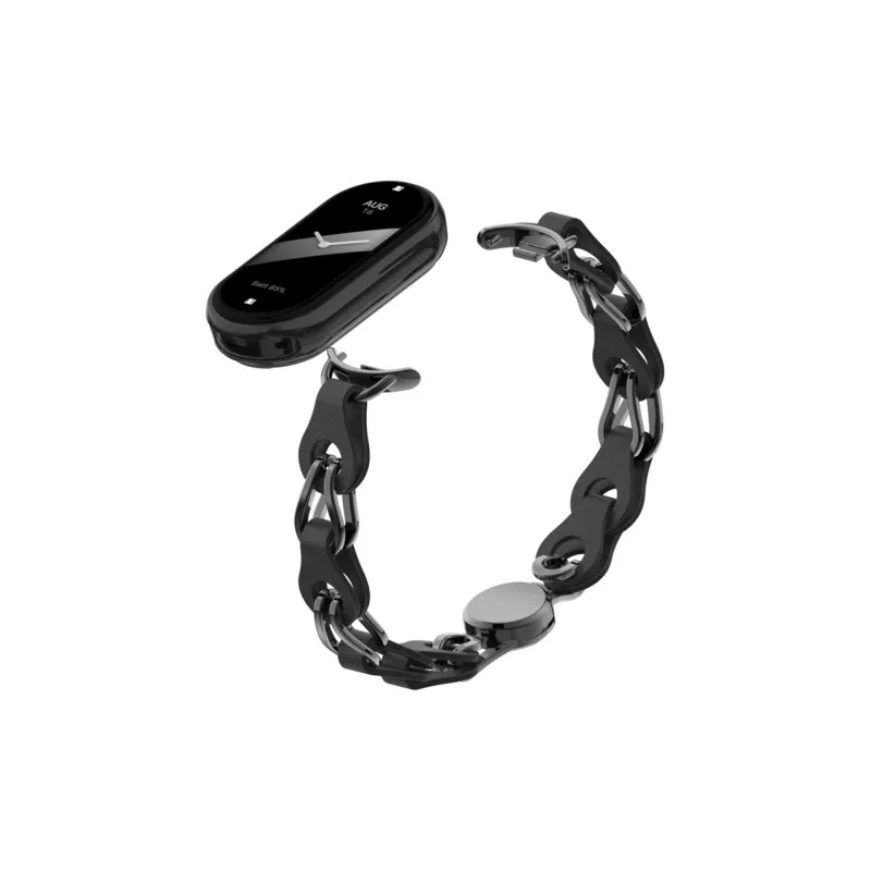CHUANGYIDA Watch Bands Xiaomi Compatibility 145~210mm Cow Leather Metal Unisex-2