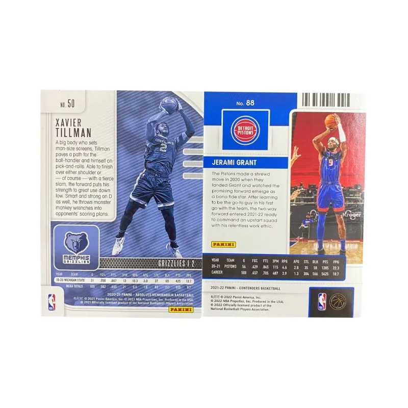 PANINI 2021 Tylman, Rising Stars 99 Edition 2022 Grant 149 Edition, Total 2 Pcs Sports Cards 2 Pcs-1