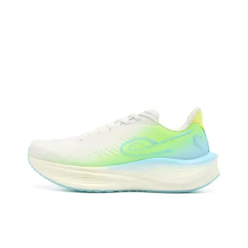 QIAODAN Strong Wind 3TR Running Shoes Women's Low Top Jordan White Waterdrop Blue