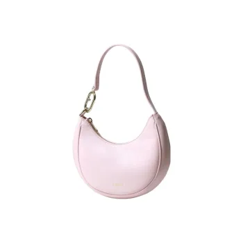 Furla Leather Shoulder Bag Women's Light Pink Red