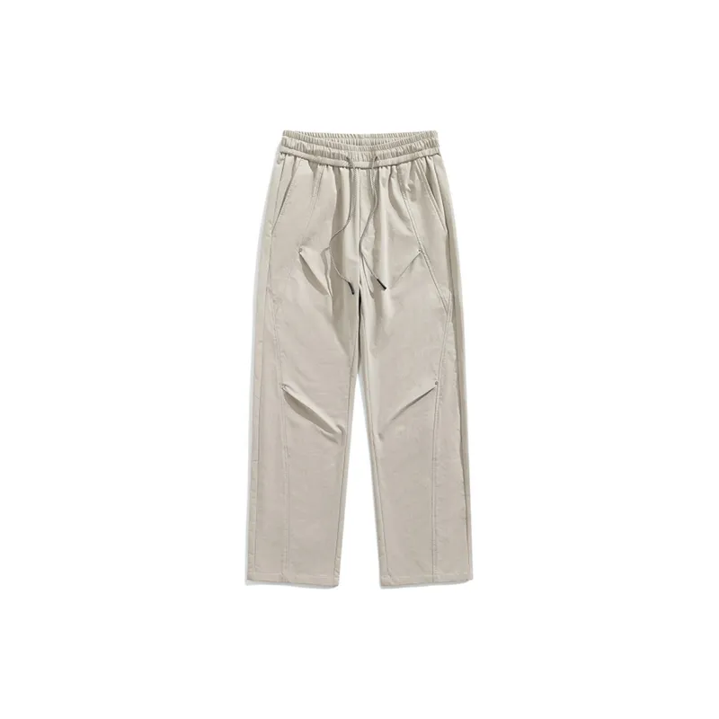 Devanro Casual Pants Men's Khaki-8