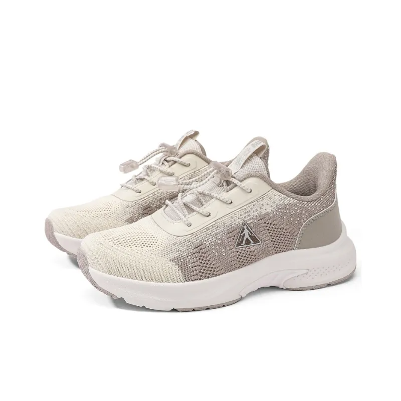 ZULIZ Sports Elderly Shoes Casual Shoes Women's Low Top Khaki/Cherry Blossom Pink-2