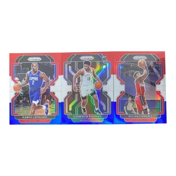 PANINI 2022 PRIZM Leonard, Little Thomas, Hachimura, Tricolor Fold, Total 3 Pc Sports Cards 3 Pcs