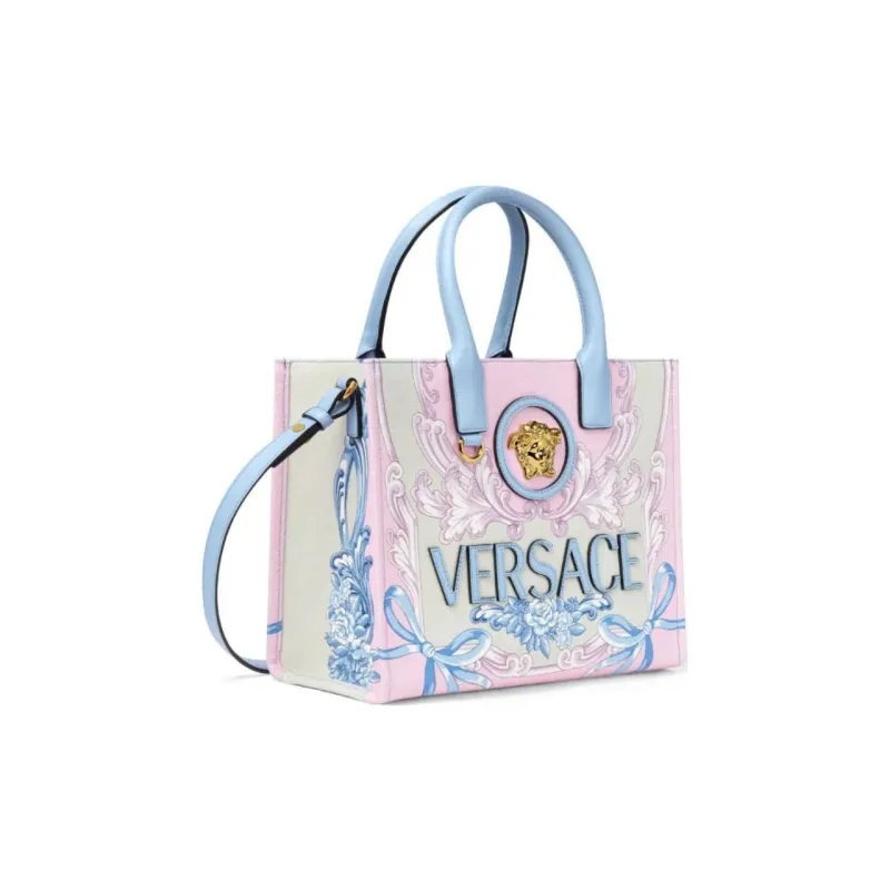 FANSIZHE Fabric Tote Bag Shopping Bag Shoulder Bag Handbag Women's Light Pink-1