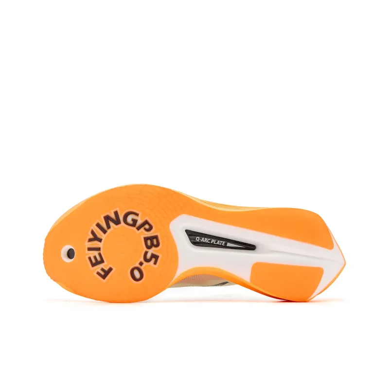 QIAODAN Phantom PB5.0 Running Shoes Men Low Top Ivory/Flying Shadow Orange-3