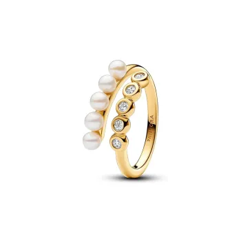 Pandora 14K Gold Pearl Rings Women's Gold