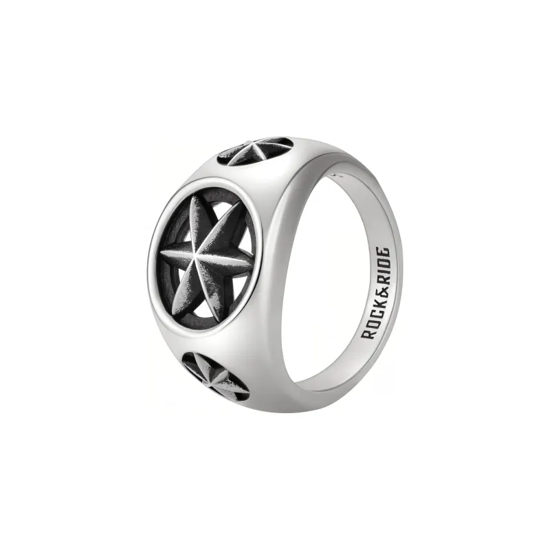 ROCK&RIDE 925 Sterling Silver Rings Men's-1