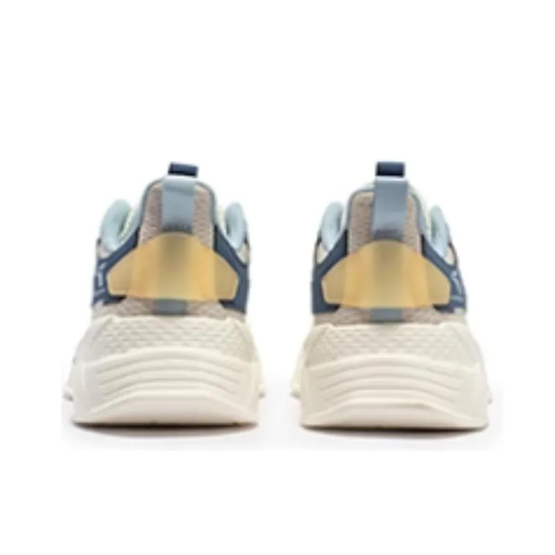 361° Abrasion Resistant Breathable Low Top Casual Shoes Men's White Blue-2