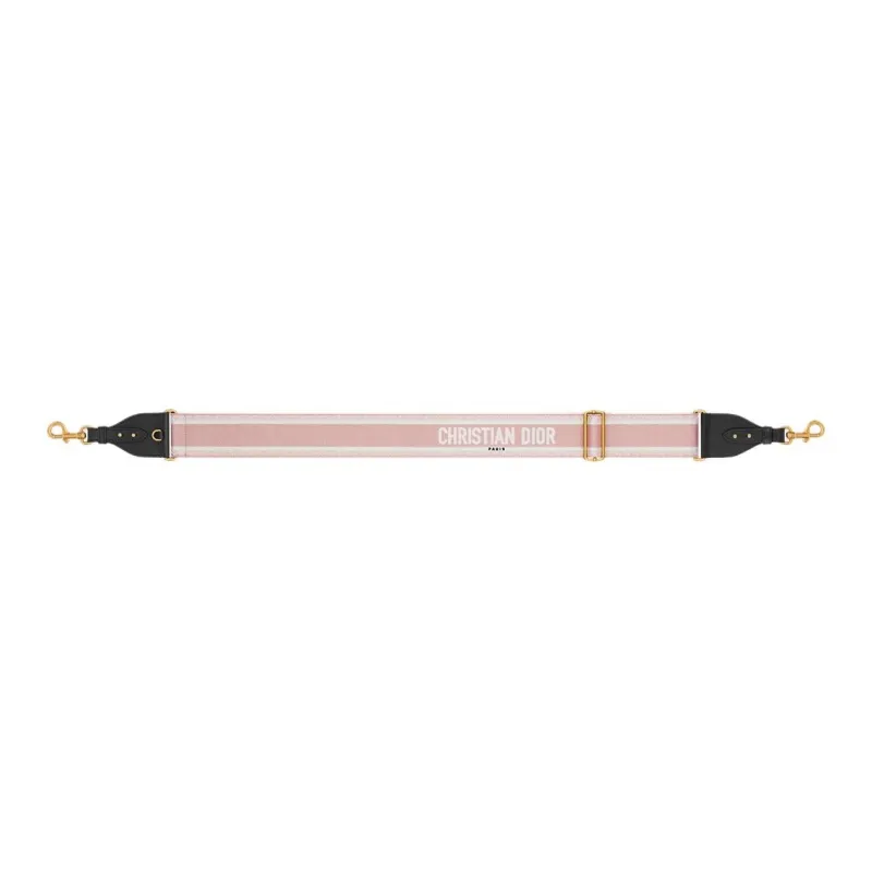 DIOR Cotton Bag Strap Women's Light Pink-1