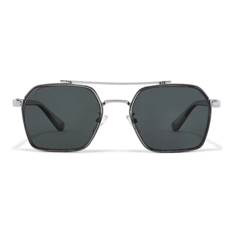 Sagawa Titanium Plate Frame Irregular Shape Sunglasses Unisex-7