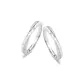 Sterling Silver Brother Couple Rings