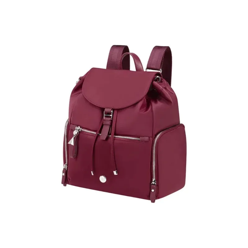 SAMSONITE Fabric Backpack Women's Burgundy-1