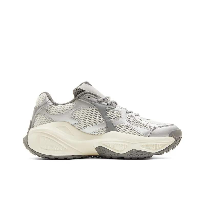 PEAK Anti-Slip And Wear-Resistant Rebound Low-Top Casual Shoes Unisex Canvas White Gray-1