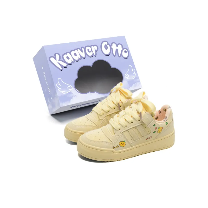 KAAVER OTTO Slip Resistant, Lightweight, And Breathable Low Top Skateboard Shoes Women's-0