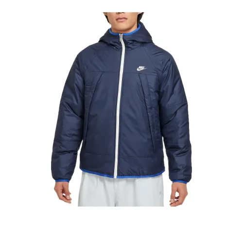 Nike SportswearTherma FIT Legacy Jackets Coats Men's Obsidian Color/Royal Blue/Sailboat Color
