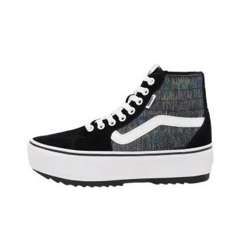 Vans Filmore Anti Slip Wear Resistant High Top Casual Shoes Women's Black