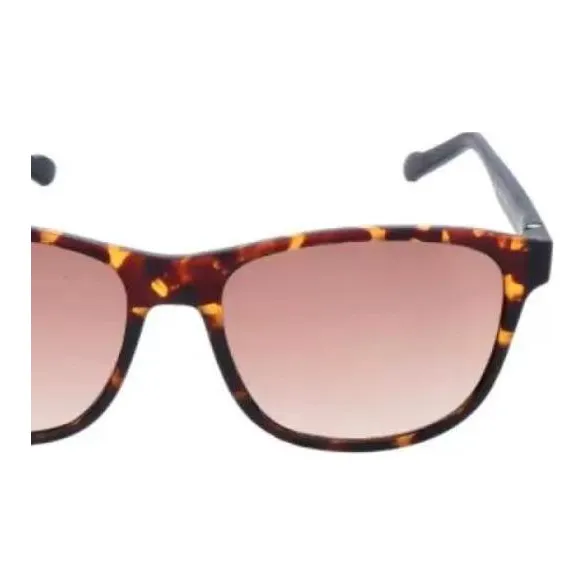 Adidas Acetate Irregular Shape Sunglasses Men's Tortoiseshell-2