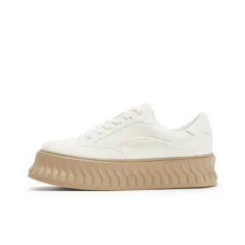 TOOMANYSHOES Matcha Cookies Low Top Skateboard Shoes Women's White