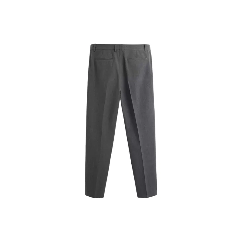 ZARA Suit Trousers Men Gray-1