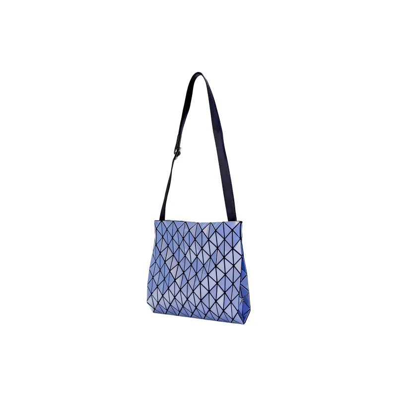 ISSEY MIYAKE Row Metallic Polyvinyl Chloride Shoulder Bag Unisex Light Blue-1