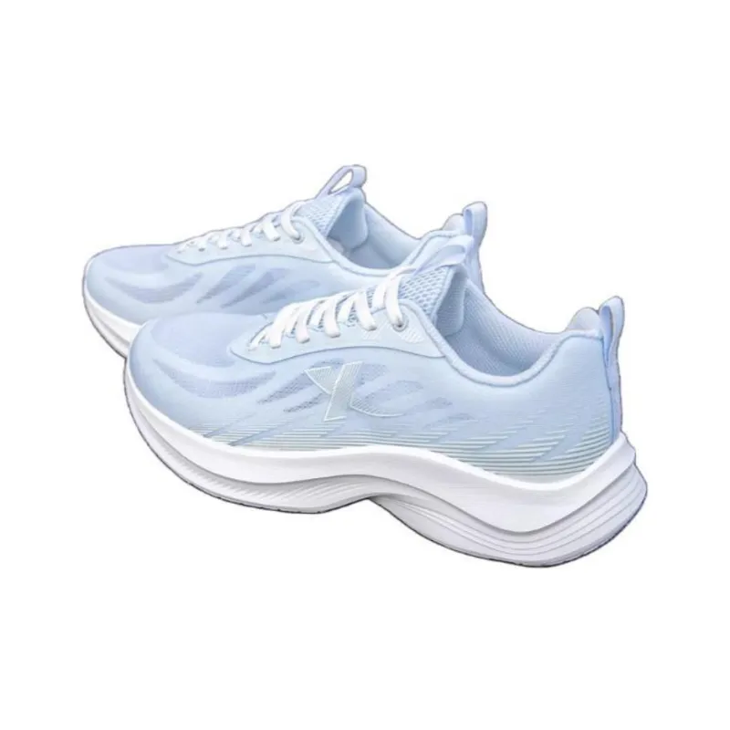 XTEP Cushioning Breathable Low-Top Casual Running Shoes Women's Blue White-1