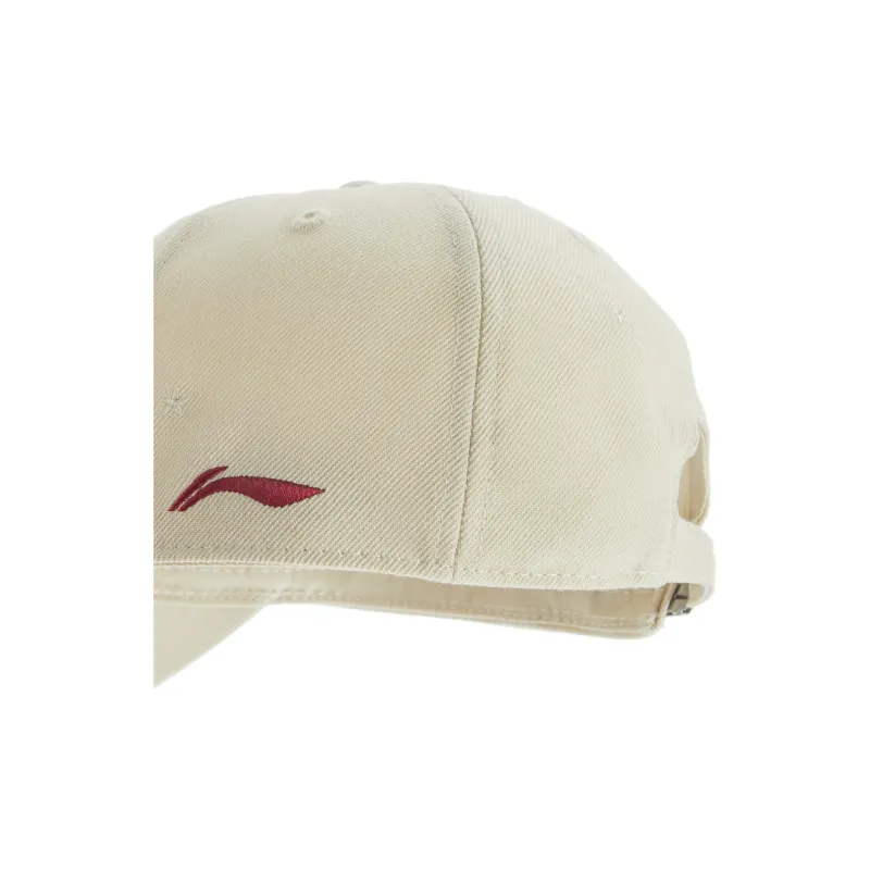LiNing Basketball Collection Acrylic, Sheep Wool, Cotton, Polyester Baseball Caps Unisex White-4