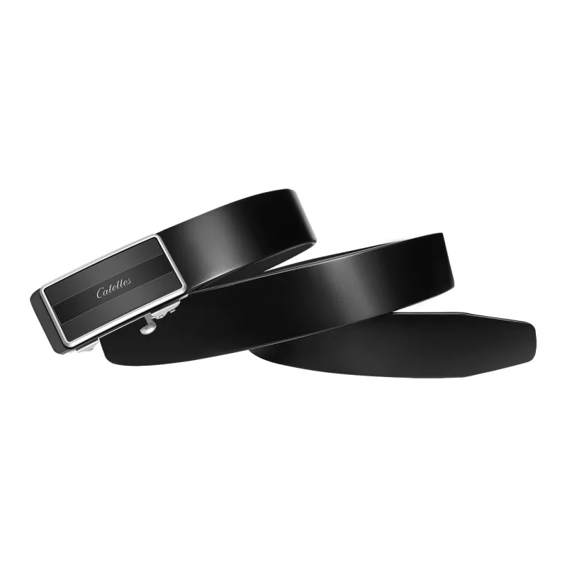 CATELLES Unlined Top Grain Cow Leather Leather Belts Men's Width: 3.5cm-2