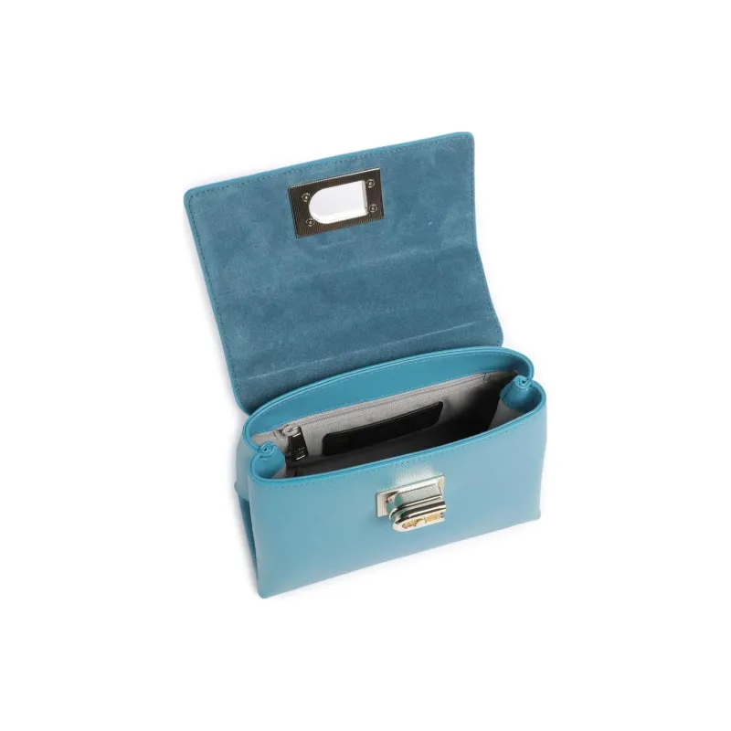 Furla Leather Handbag Mini Women's Blue-3