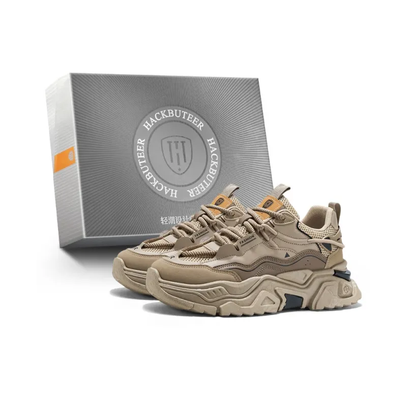 HACKBUTEER Low Top Chunky Sneakers Men's Box-10