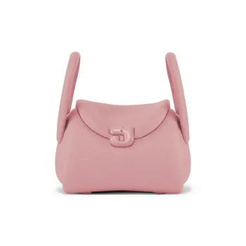 KUNOGIGI Cow Leather Designer Edition Shoulder Bag Women's Pink/White