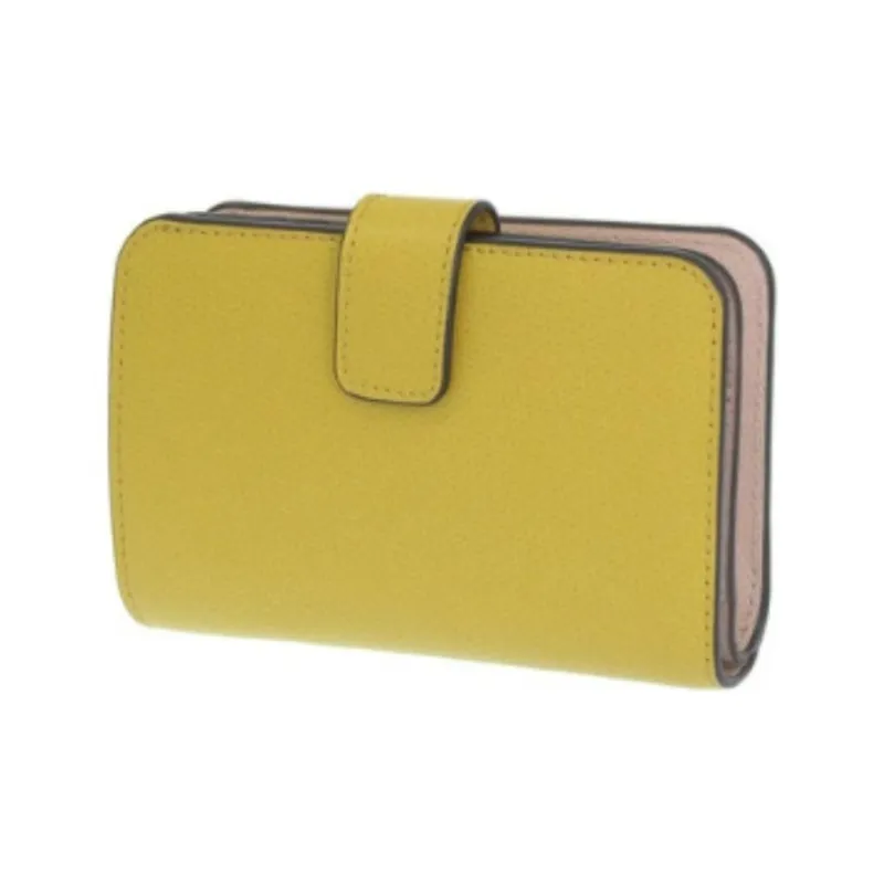 Furla Leather Wallet Medium Size Women's Yellow-2