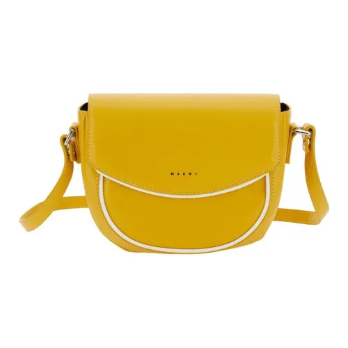 MARNI Eco Leather Crossbody Bag Shoulder Bag Kids' Yellow