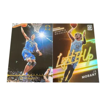 PANINI 2021 22 Timberwolves Garnett Morant T'ka Sports Cards 2 Pcs