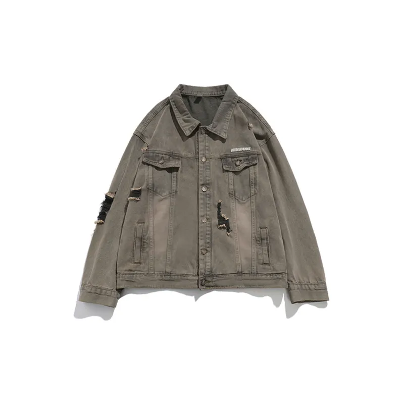 FORCEPULR Denim Jacket Unisex Gray-0