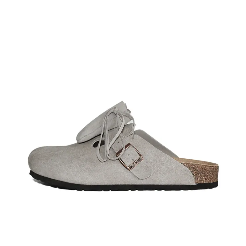 EBLIS HUNGI Cork Sole Slip-Resistant Abrasion-Resistant Wrap-toe Slippers Unisex-18