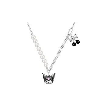 TIDECOLOR Kulomi S925 Silver Necklaces Women's Silver Black