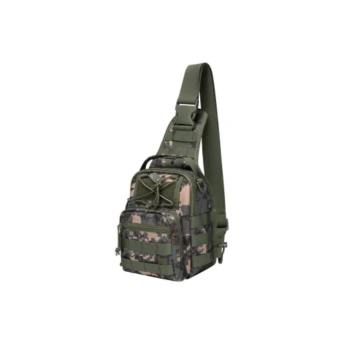 GOLF Fabric Tactical Sling Bag Regular Men's Green Camouflage