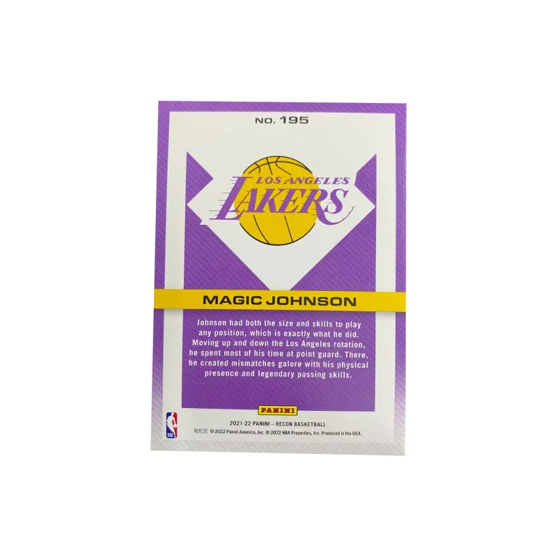 PANINI 2021 22 Lakers Magician Johnson 078/299 Edition Sports Cards 1 Pc-1