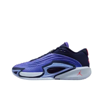 Jordan Luka 3 Cushioning Low Top Basketball Shoes Men's Purple