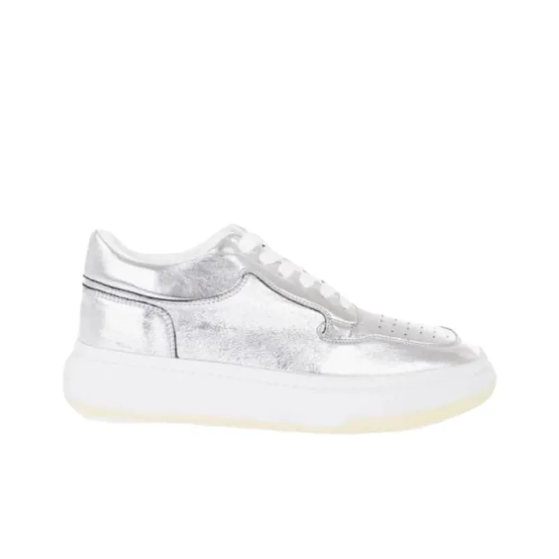 Maison Margiela Low Top Skateboard Shoes Women's Silver-1